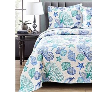Junsey 3 PCs Bedspread coverlet twin set